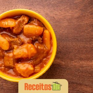 Carne com Mandioca Deliciosa