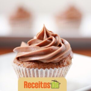 Cupcake Gelado de Nutella
