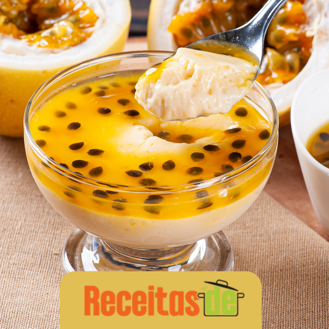Mousse de Maracujá Rápida com Calda (1)