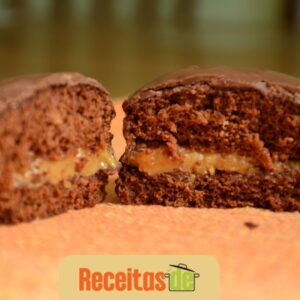 Pão de Mel Recheado com Doce de Leite