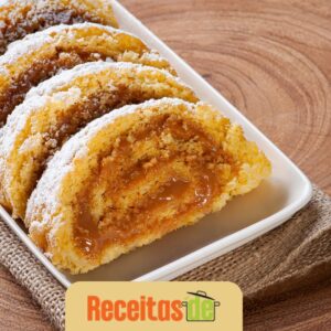 Rocambole de Doce de Leite Simples e Delicioso