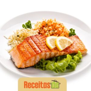 Salmão Grelhado com Molho Vinagrete