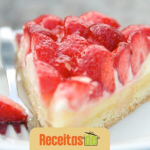 Torta de Morango com Iogurte