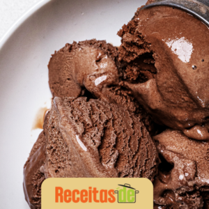 sorvete de chocolate