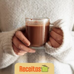 Bebida de Chocolate Quente para o Inverno