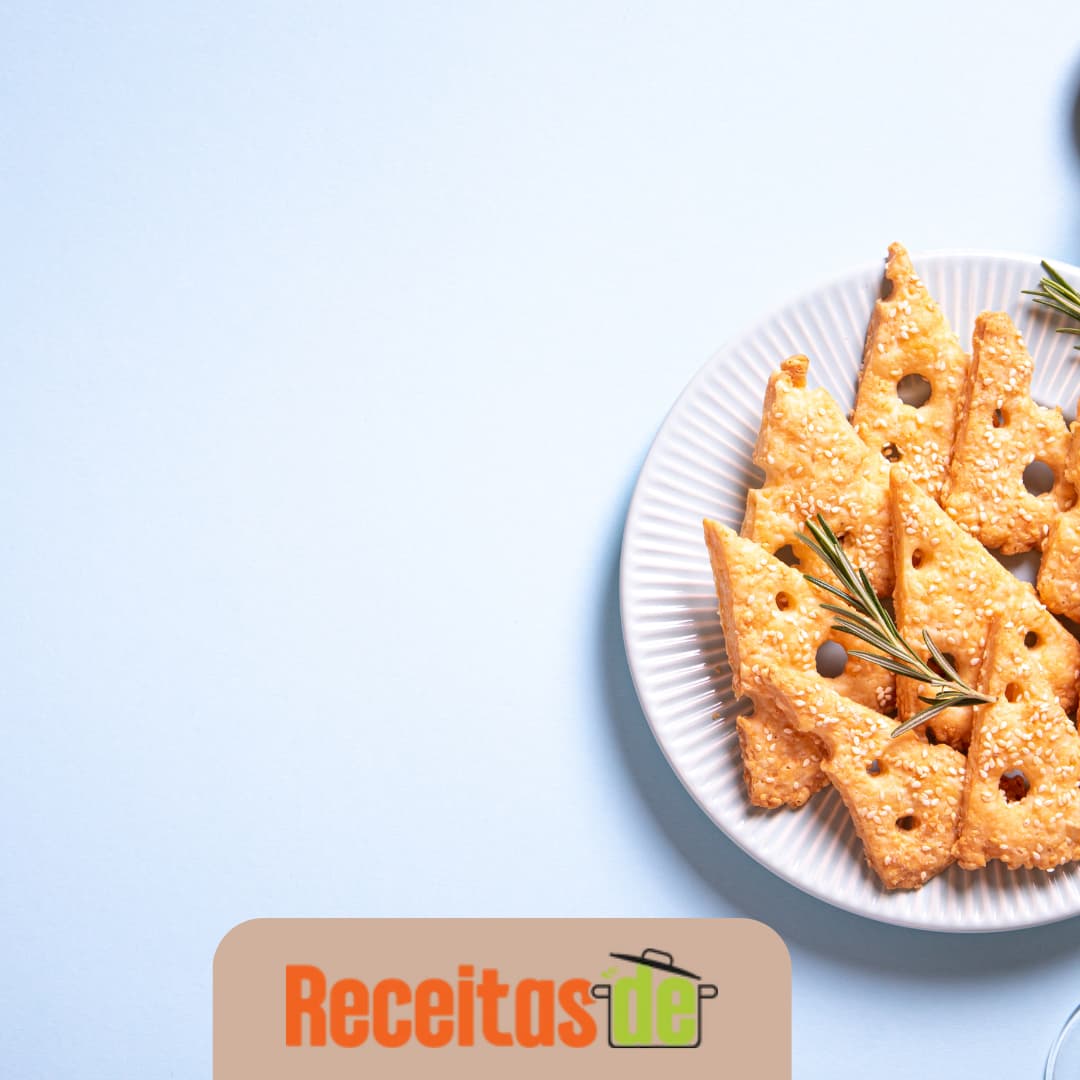 Bolacha Fit Salgada de Parmesão e Orégano