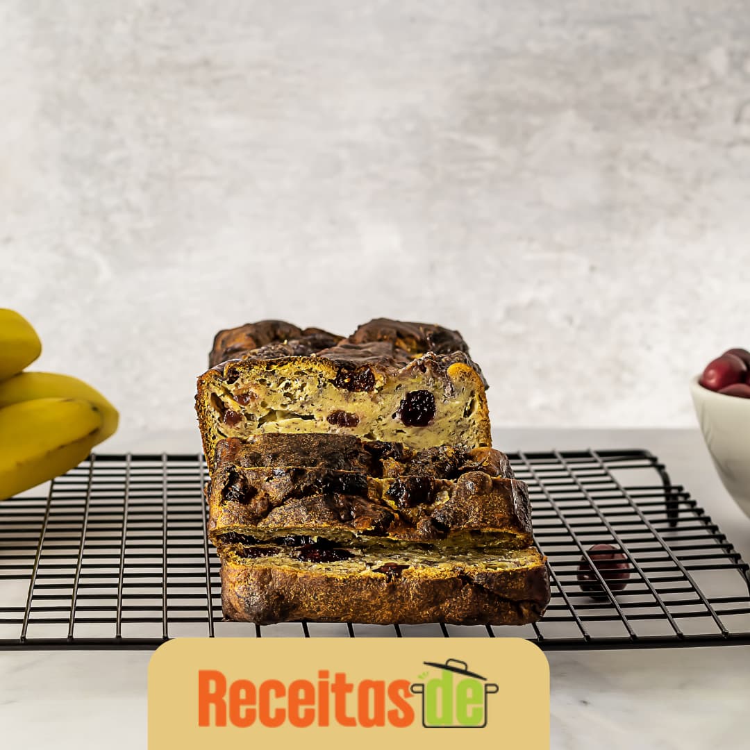 Bolo Diet de Banana sem Farinha e sem Açúcar
