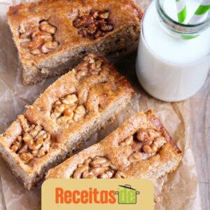 Bolo Integral de Frutas no Microondas