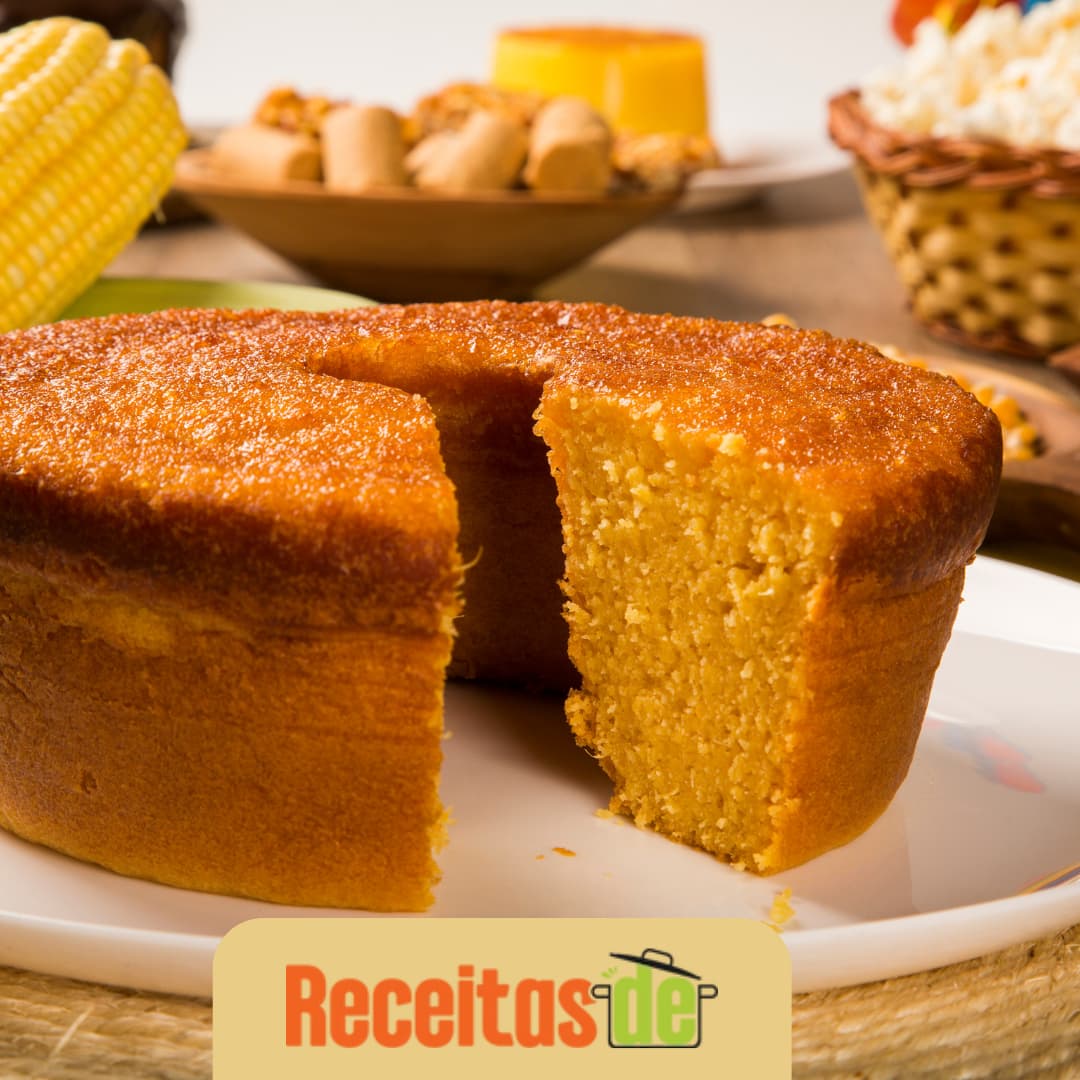 Bolo de Banana Fit de Bolo de Milho Cremoso