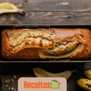 Bolo de Banana sem Trigo, Açúcar e Manteiga