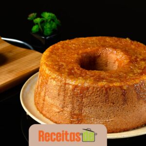 Bolo de Laranja e Canela sem Glúten