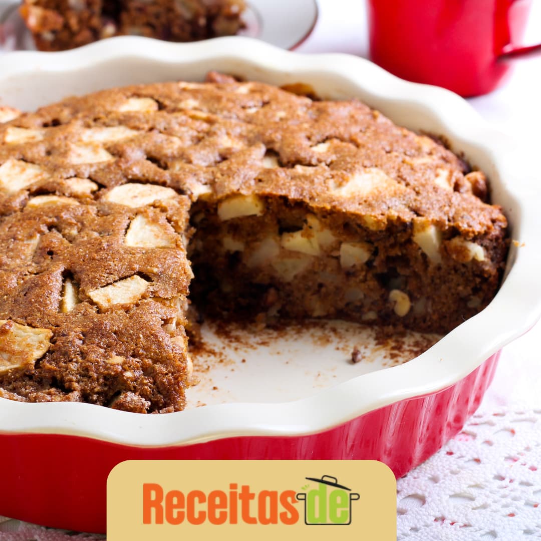 Bolo de Maçã Diet