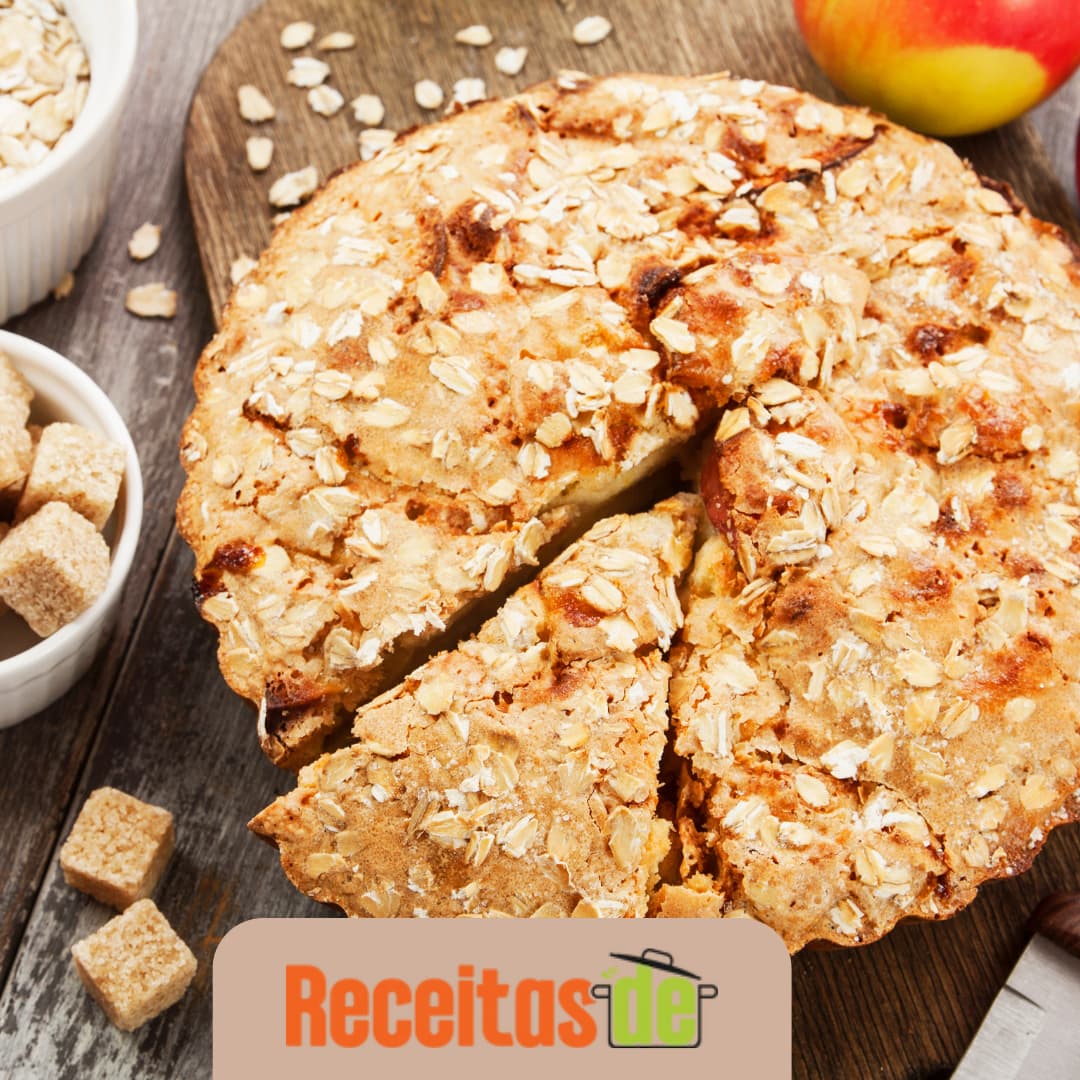 Bolo de Maçã Fit com Aveia (1)