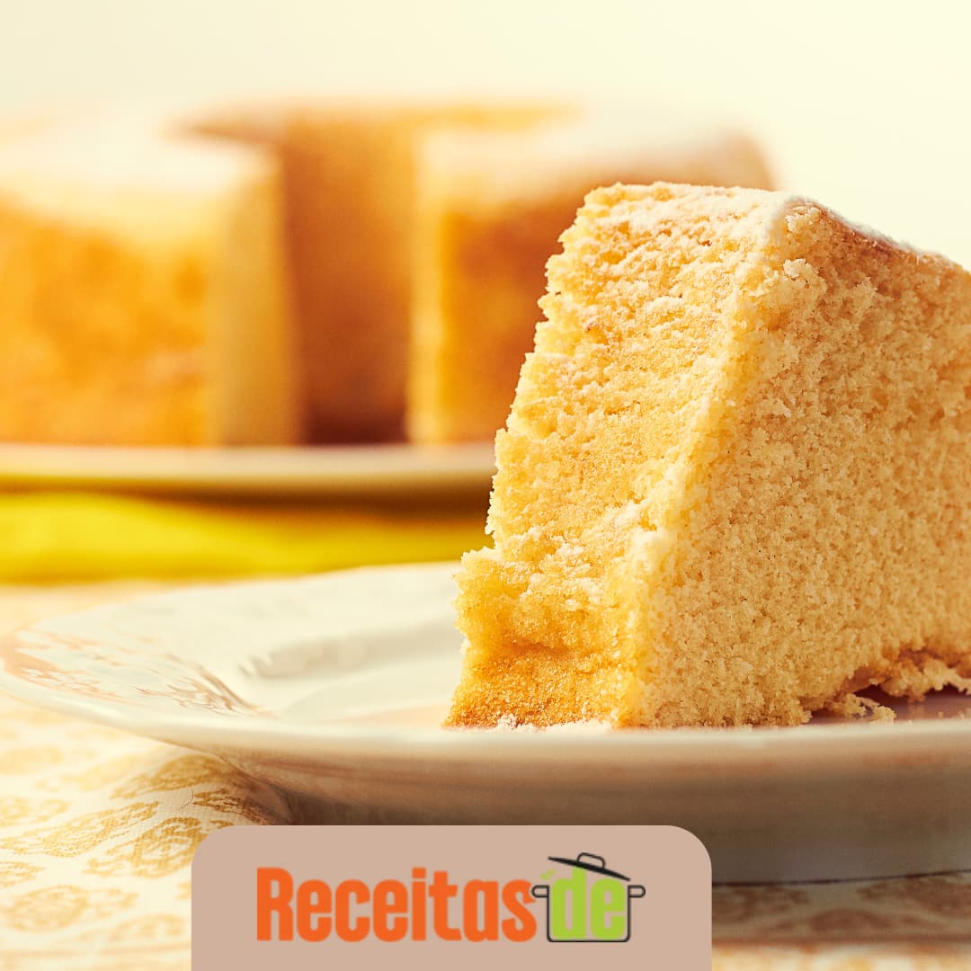 Bolo de Maracujá Sem Glúten
