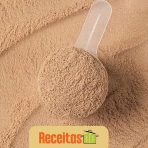 Bolo de Shake Proteico de Chocolate