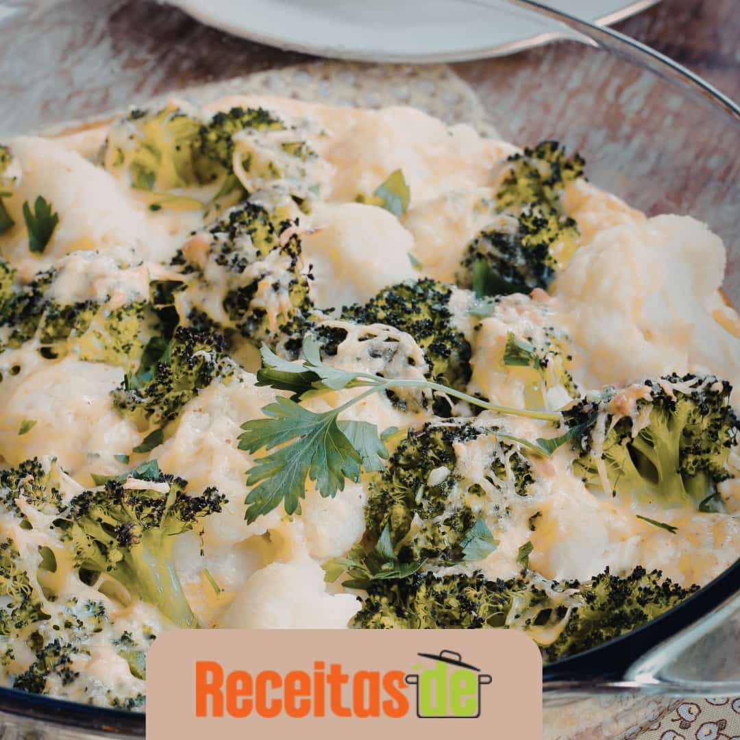 Brócolis Gratinado Cremoso