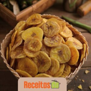 Chips de Banana na AirFryer