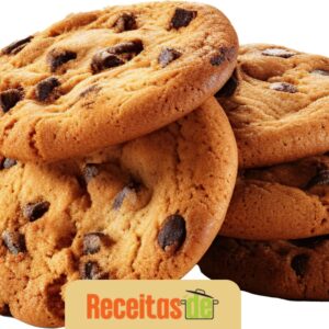 Cookies Sem Açúcar e Sem Glúten com Chocolate