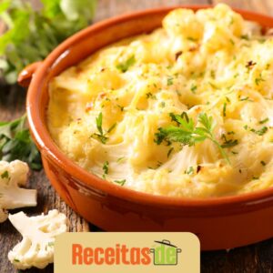 Couve-flor Gratinada Cremosa