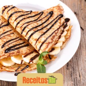 home 16 Crepe Fit de Banana com Canela