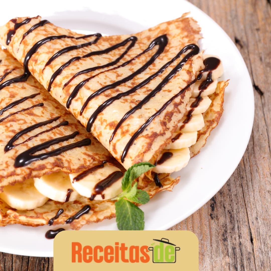 Crepioca de Banana com Canela