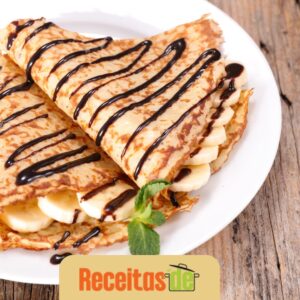 Crepioca de Banana com Canela