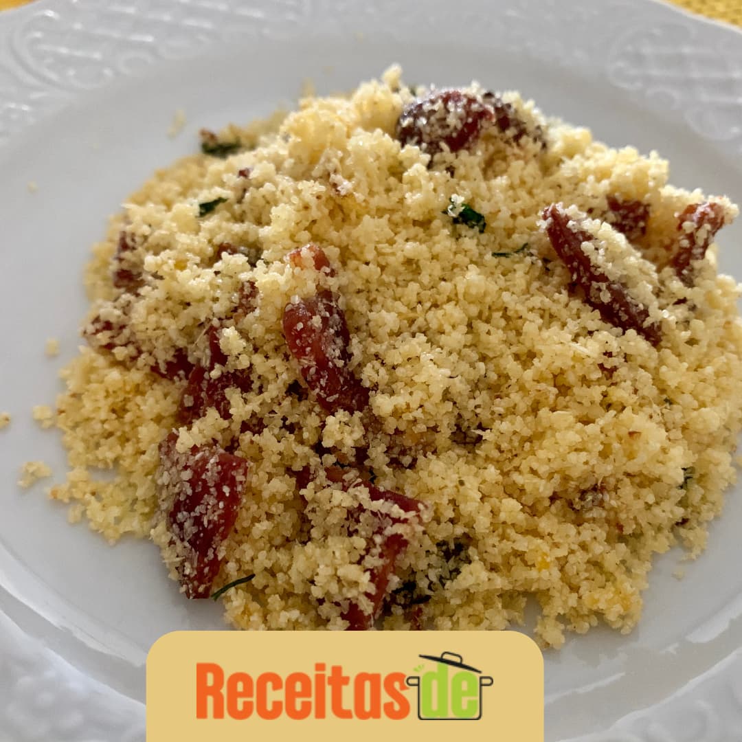 Farofa de Linguiça com Cenoura