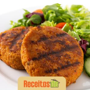 Hambúrguer Vegano de Grão-de-bico