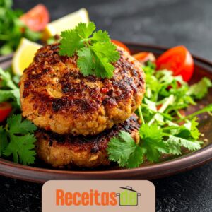Hambúrguer Vegano de Lentilhaa (1)