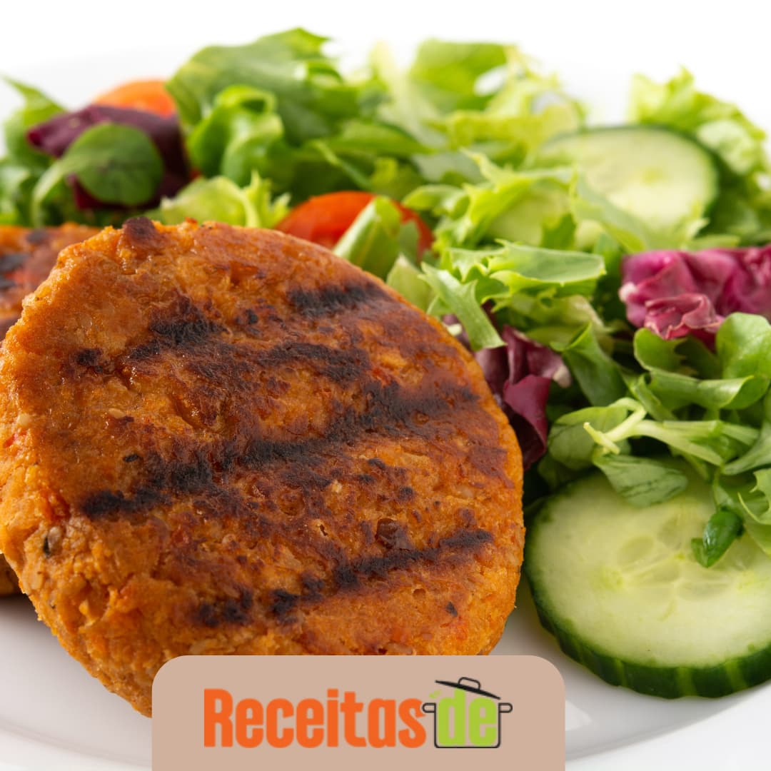 Hambúrguer de Soja Simples e Delicioso