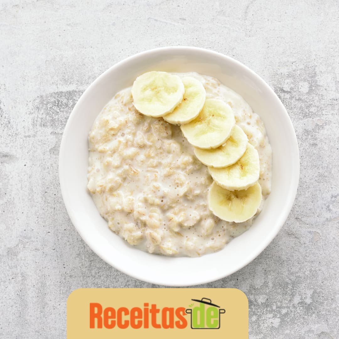 Mingau de Banana e Aveia