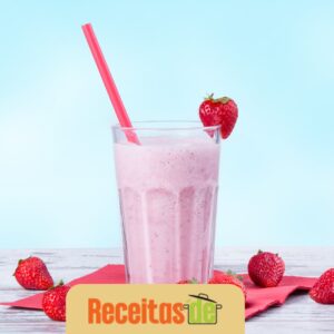 Morango com Leite Delicioso