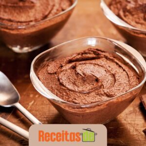 Mousse de Whey Protein com Chocolate