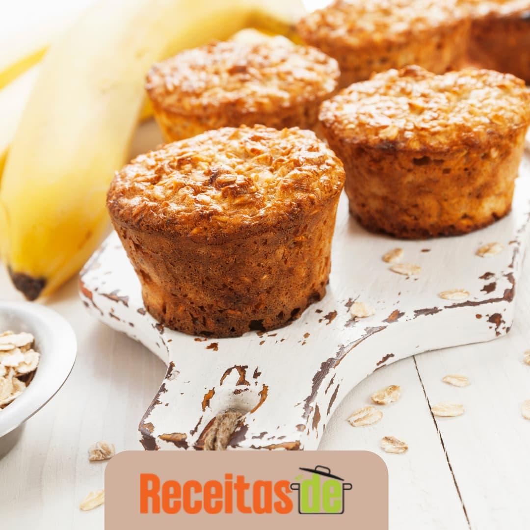 Muffin Fitness de Banana com Aveia (1)