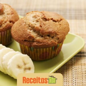 Muffin de Banana Simples e Delicioso