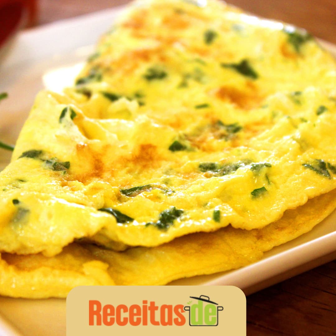 Omelete Falso de Requeijão