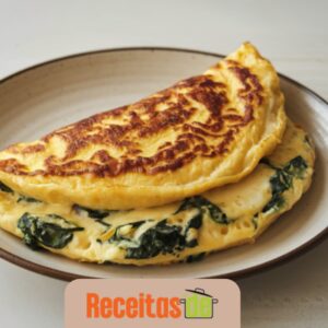 Omelete Fit de Espinafre e Queijo (1)