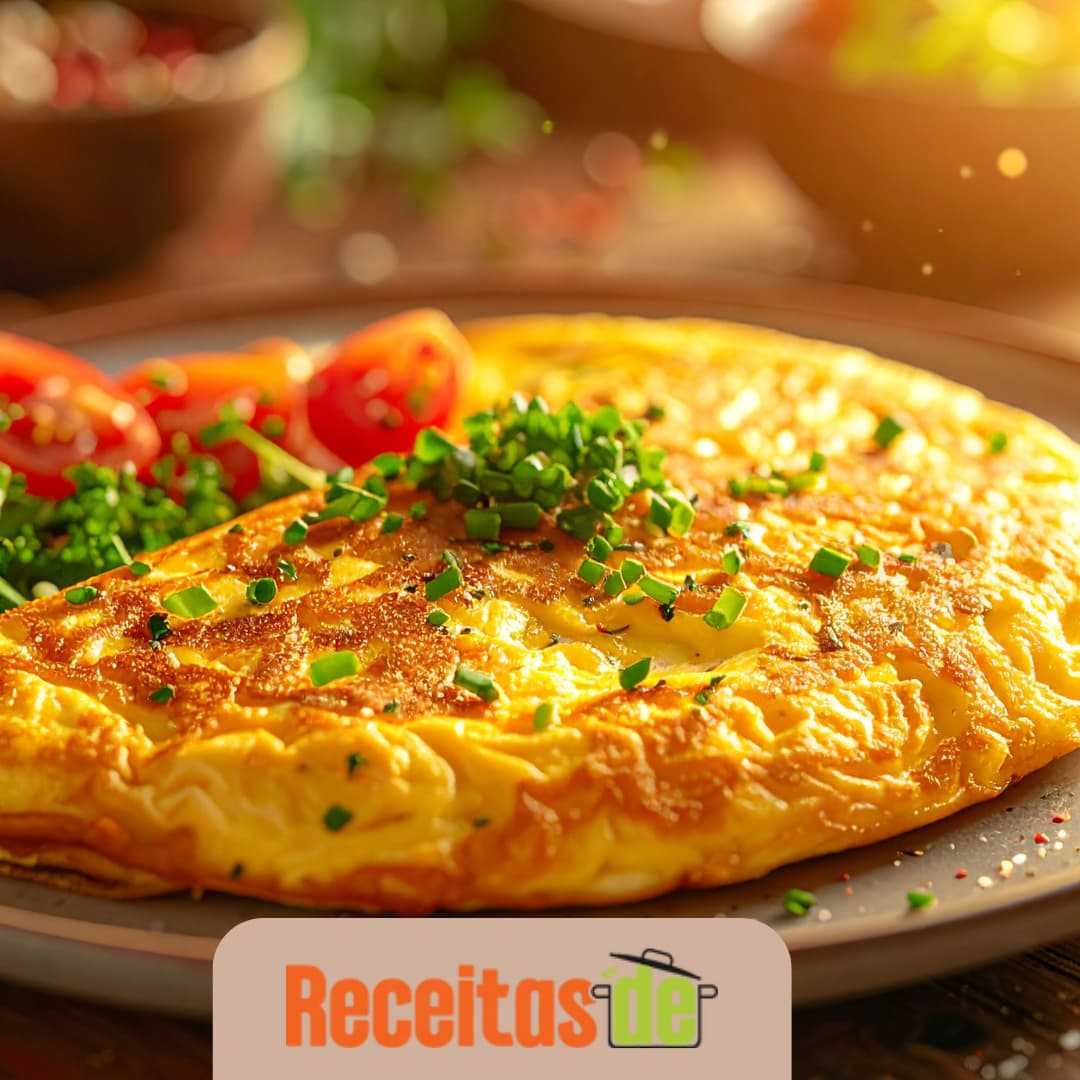 Omelete Gourmet com Catupiry