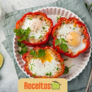Pimentão Recheado com Ovo