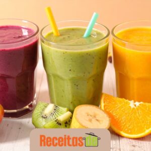 Receita de Batida de Frutas com Leite
