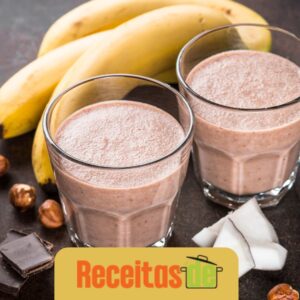 Receita de Batida de Frutas e Chocolate Cremosa