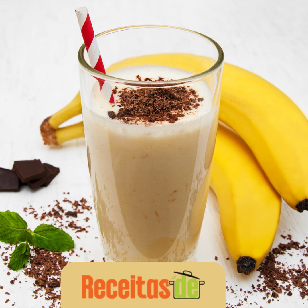 Receita de Bebida Quente de Chocolate com Banana