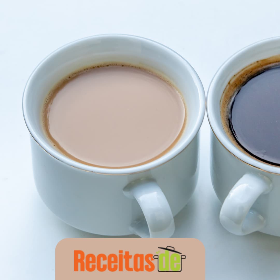 Receita de Café com Leite no Microondas