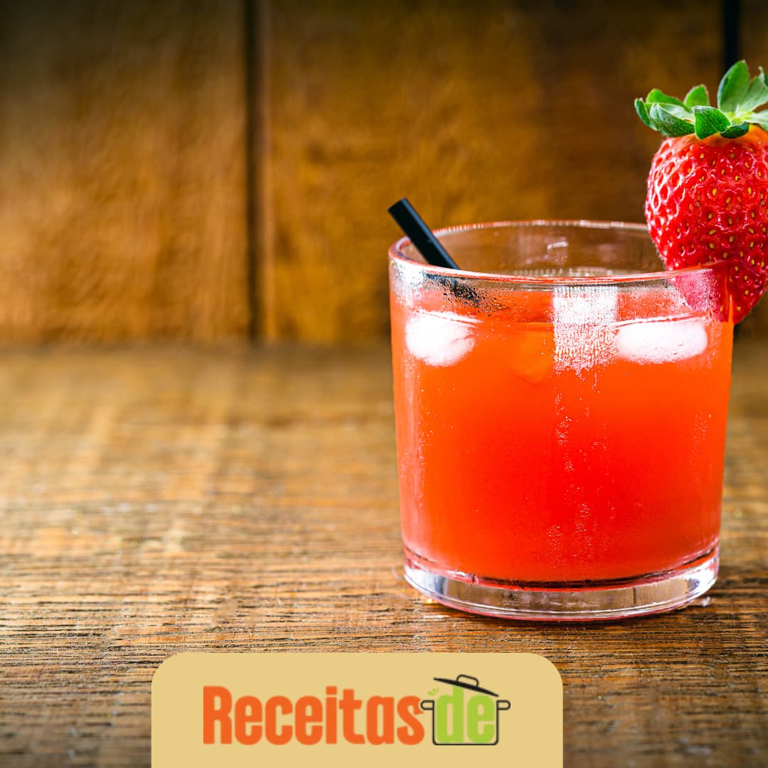 Receita de Caipifruta de Morango Refrescante