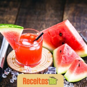 Receita de Caipirinha de Limão com Melancia