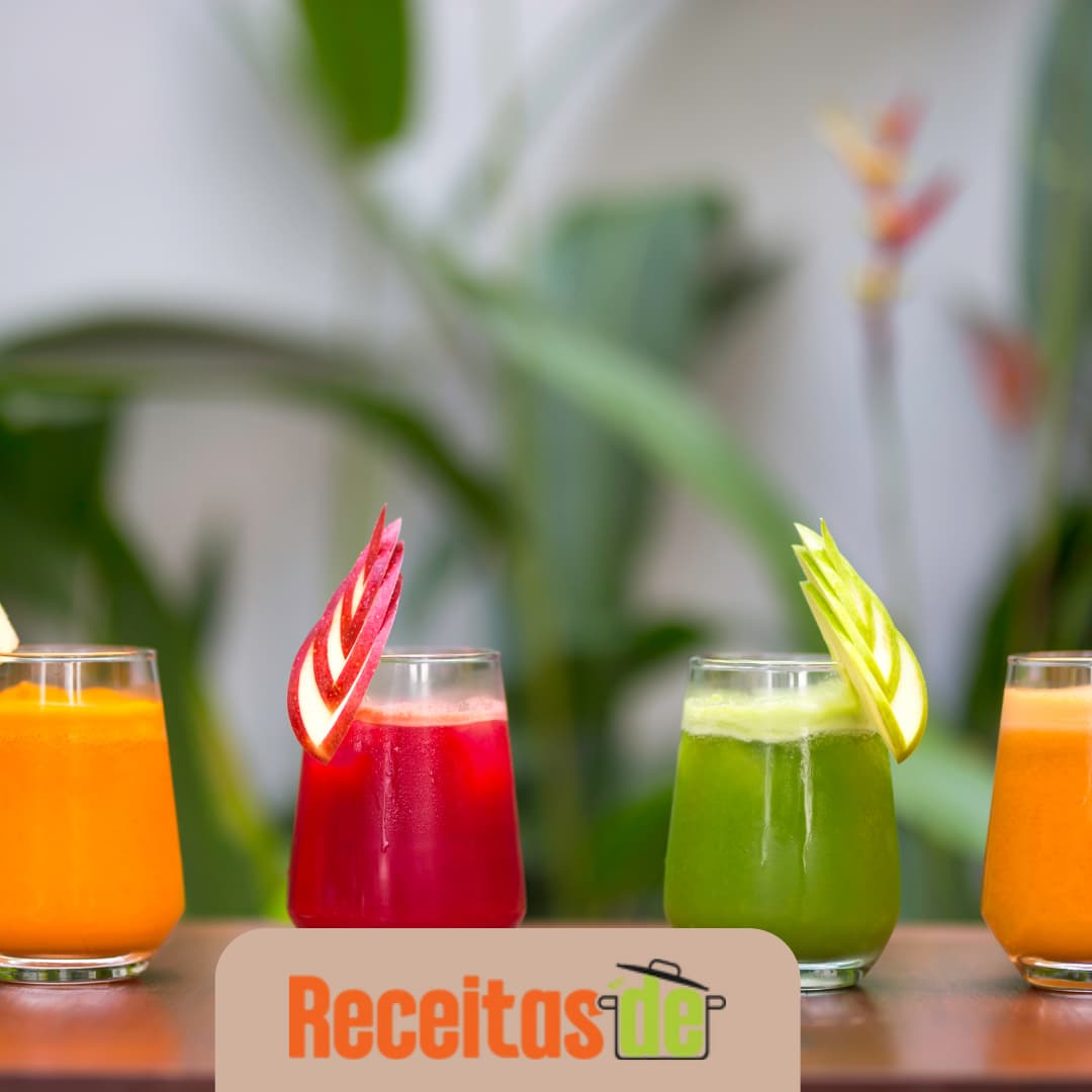Receita de Coquetel Cremoso de Frutas (Sem Álcool)
