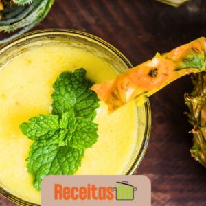 Receita de Coquetel Refrescante de Abacaxi e Melão