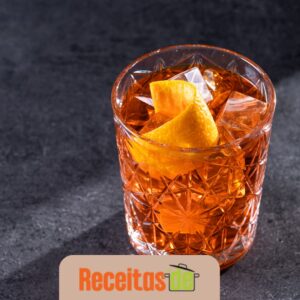Receita de Cosmopolitan sofisticado com twist de laranja