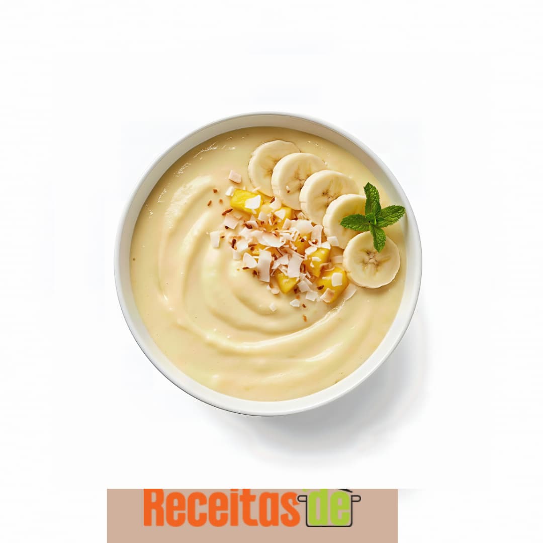 Receita de Creme de Banana Gelado
