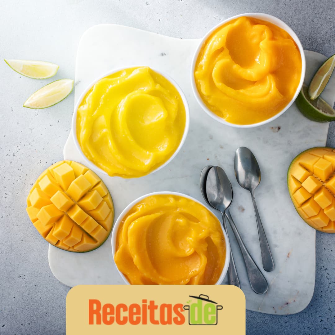 Receita de Creminho de Manga Delicioso
